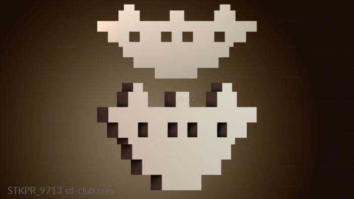 Статуэтки упрощенные Космический захватчик БОНУС