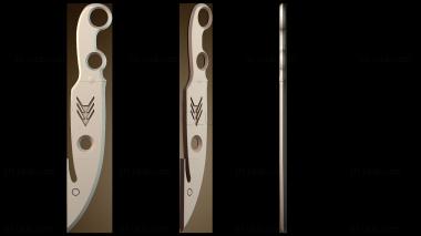 3D модель Изогнутый универсальный нож (STL)