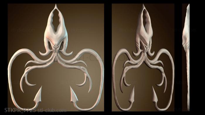 Статуэтки упрощенные Стилизованный дизайн осьминога