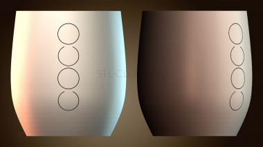 3D модель Стилизованный дизайн стекла (STL)