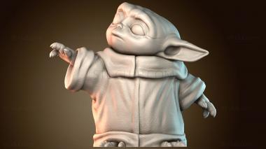 3D модель Малыш Йода (STL)