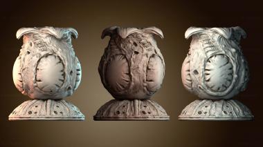 3D модель Органическая текстурированная ваза (STL)