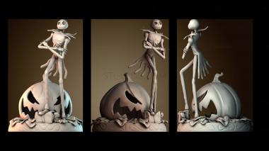 3D модель Джек Скеллингтон (STL)