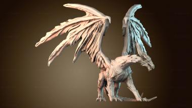 3D модель Черный дракон (STL)