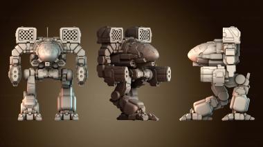 3D модель Проектирование робота механика (STL)