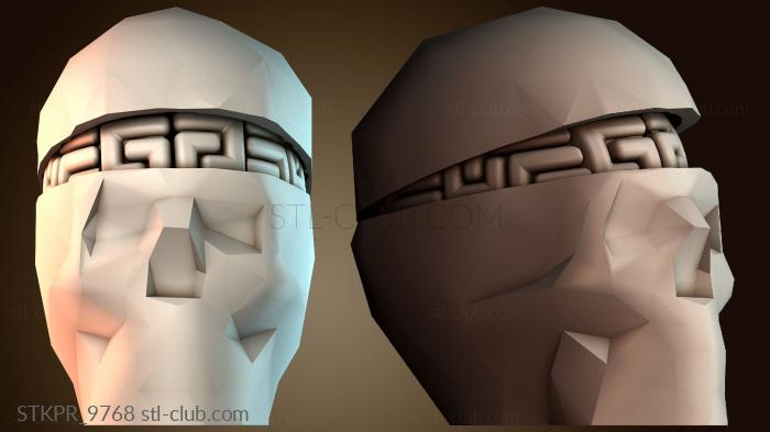 Статуэтки упрощенные Абстрактная скульптурная голова