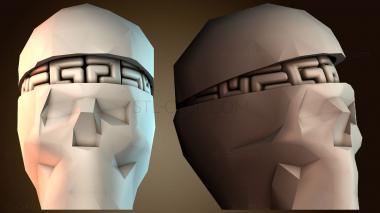 3D модель Абстрактная скульптурная голова (STL)