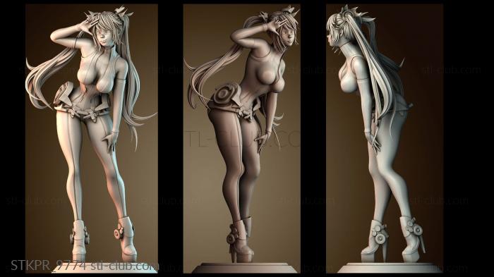 Статуэтки упрощенные Аниме девушка