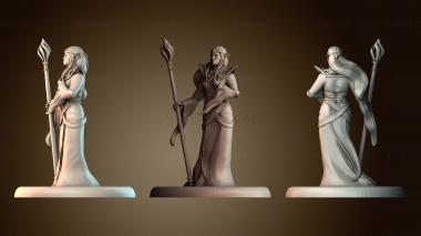 3D модель Эльфийская волшебница (STL)
