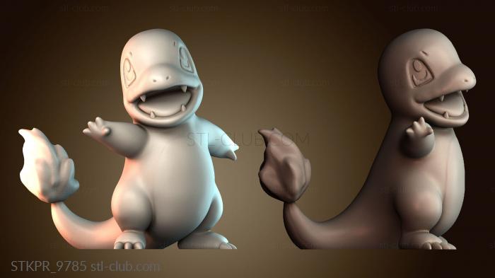 Статуэтки упрощенные Чармандер(Покемон)