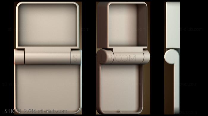 Статуэтки упрощенные Пустой компактный кейс