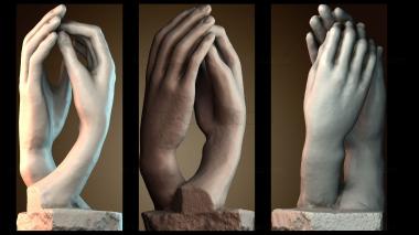 3D модель Скульптура «Переплетенные руки» (STL)