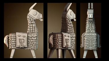 3D модель Лама Фортнайт (STL)