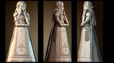 3D модель Принцесса Зельда (STL)