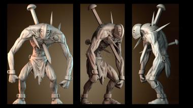 3D модель Абрадакс, Заключенный (STL)