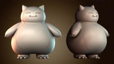 3D модель Снорлакс Покемон (STL)