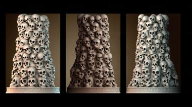 3D модель Башня Черепов (STL)