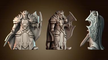 3D модель Эльф паладин (STL)