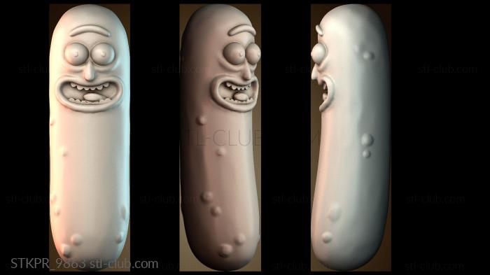 Статуэтки упрощенные Огурчик Рик