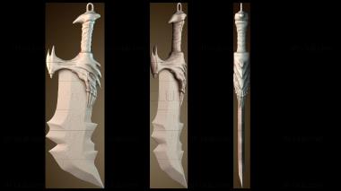 3D модель Клинки Хаоса Бог войны (STL)