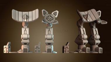 3D модель Научно фантастическая башня связи (STL)