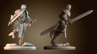 3D модель Фэнтези Рыцарь (STL)