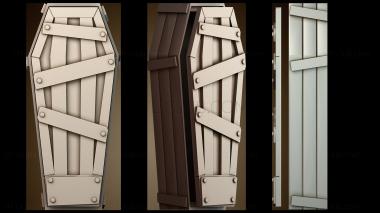 3D модель Украшение для гроба на Хэллоуин в виде Грифона (STL)