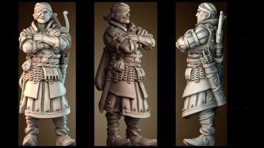 3D модель Эльфийский лучник. Эльфийский коммандос. (STL)