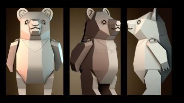 3D модель Формозский черный медведь (STL)