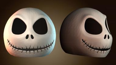 3D модель Хэллоуин Джек Скеллингтон (STL)