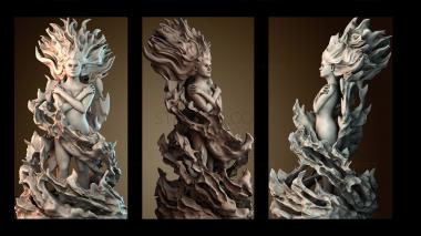 3D модель Темный Феникс (STL)