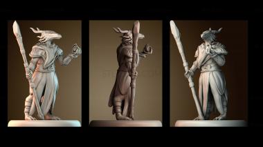 3D модель Драконорожденная волшебница (STL)