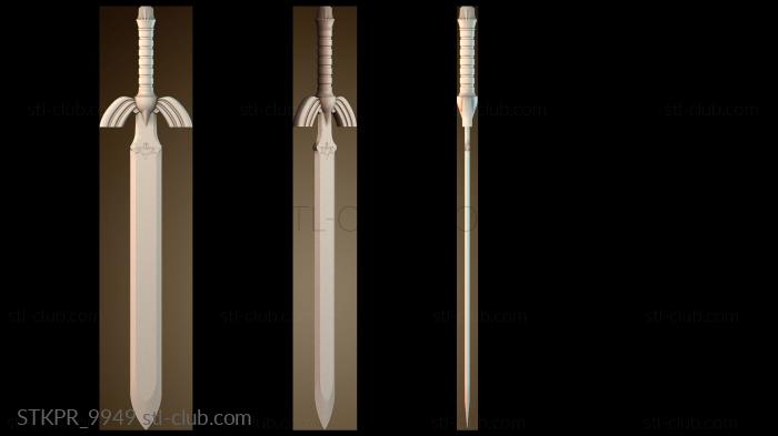 Статуэтки упрощенные Zelda Master Sword