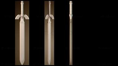 3D модель Zelda Master Sword (STL)
