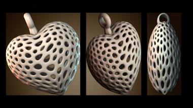 3D модель Органическое сердце (STL)