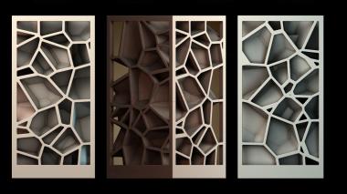 3D модель Лампа Вороного (STL)