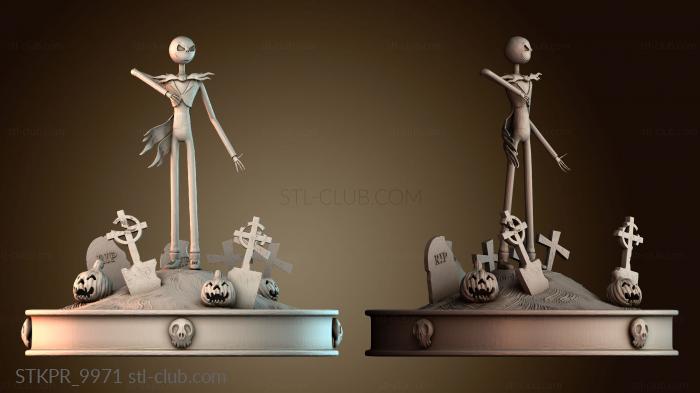 Статуэтки упрощенные Джек Скеллингтон Хэллоуин