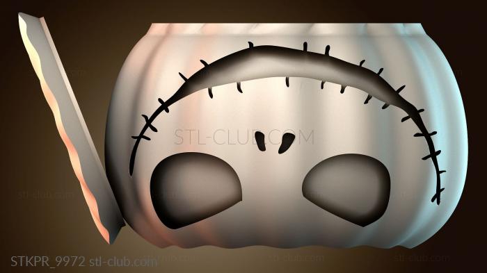 Статуэтки упрощенные Тыква Джека Скеллингтона — Хэллоуин