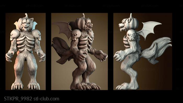 Статуэтки упрощенные Тыквенный Хэллоуин