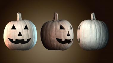 3D модель Реалистичный фонарь Джека ОНила — Хэллоуин (STL)