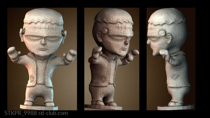 Статуэтки упрощенные Франкенштейн (Хэллоуин)