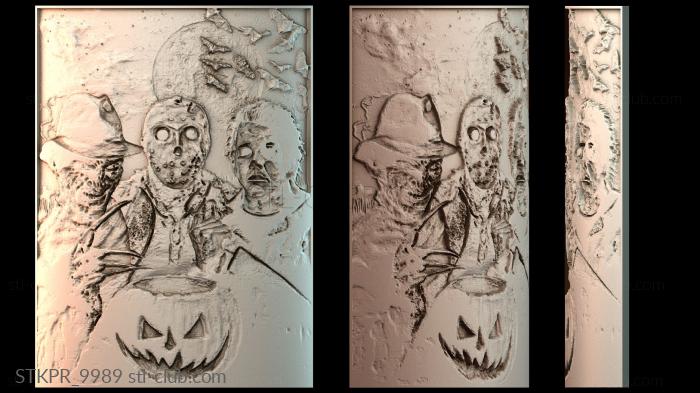 Статуэтки упрощенные Хэллоуин 3 мудреца