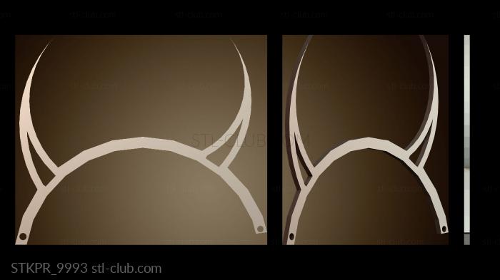 Статуэтки упрощенные Рога дьявола на Хэллоуин