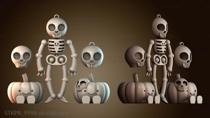 Статуэтки упрощенные Набор на Хэллоуин