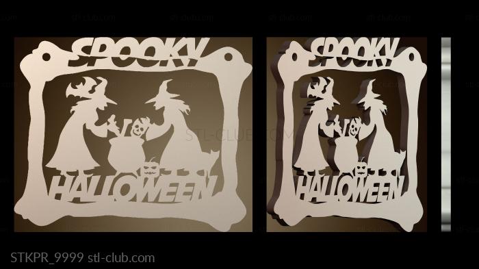 Статуэтки упрощенные Табличка на Хэллоуин