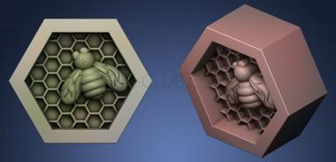 3D модель 3D CAD Соты и Пчелиная форма 5 (STL)