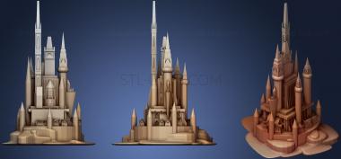 3D модель БЕЛЫЙ ЗАМОК ДРАКОНИЙ КАМЕНЬ (STL)