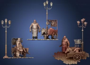 3D модель Бай Стамат Мясник (STL)