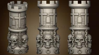 3D модель Готический Башенный Подсвечник (STL)