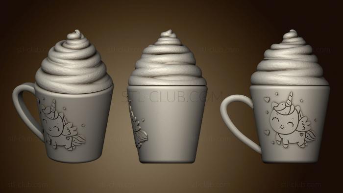 3D модель TAZA UNICORNIO HELADO (STL)